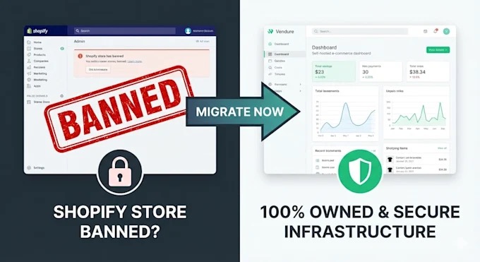 Shopify banned store migration to independent self-hosted architecture